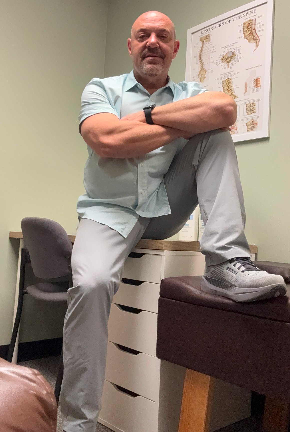 Dr. Gregory J. Garner, DC, DAAMLP, in his Poughkeepsie office